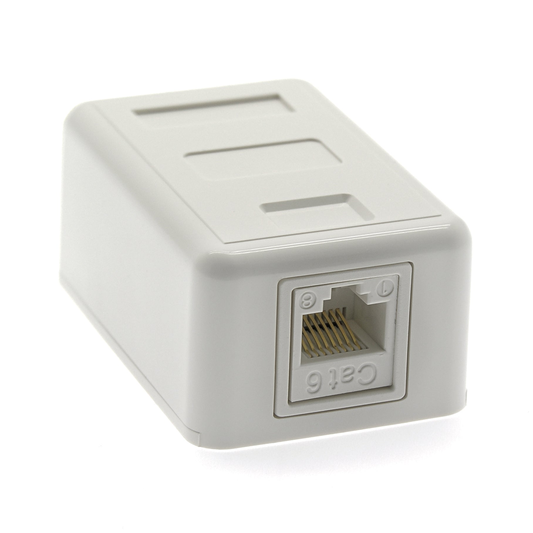 CAT6 1-Port Surfacemount Box w/Keystone Jack CAT6 1-Port Surfacemount Box w/Keystone Jack